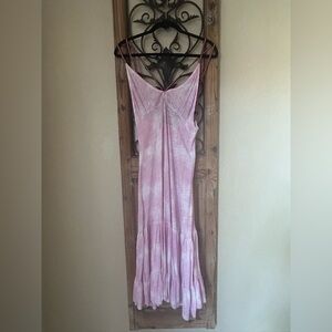 Pitusa Pink Sleeveless Spaghetti Strap Sundress